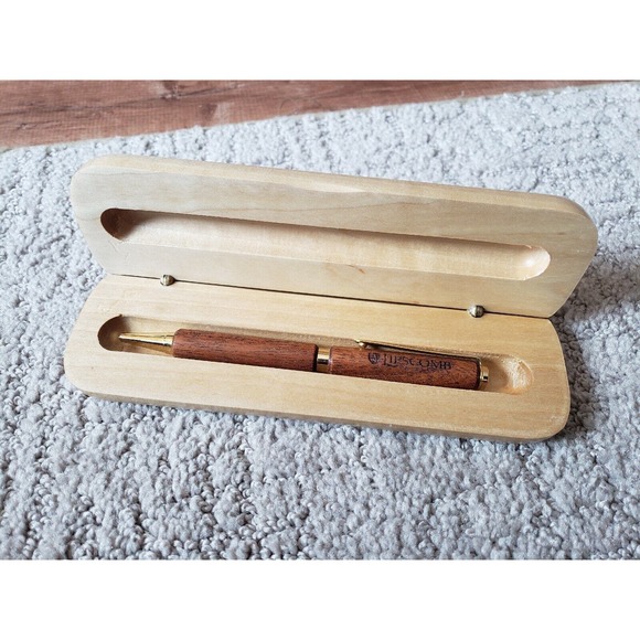 Lipscomb University Fred D Gray Wooden Pen Box and Pen - Picture 4 of 11